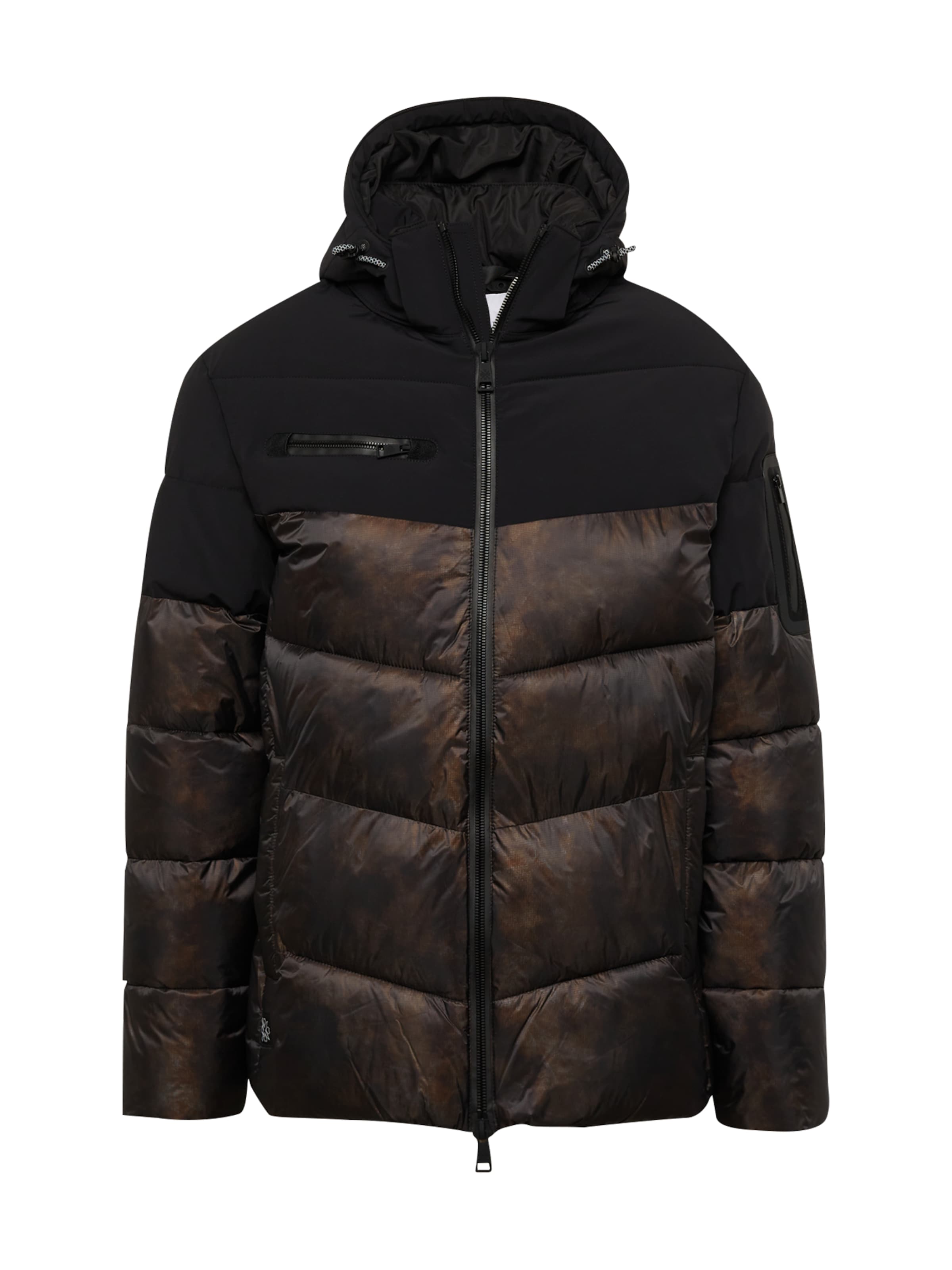 TRIBECA NEW YORK Winter Jacket in Grey: front