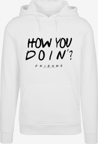 F4NT4STIC Sweatshirt 'Friends How You Doin?' in White: front