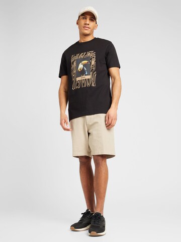 BOSS - Camiseta 'Te Tucan' en negro