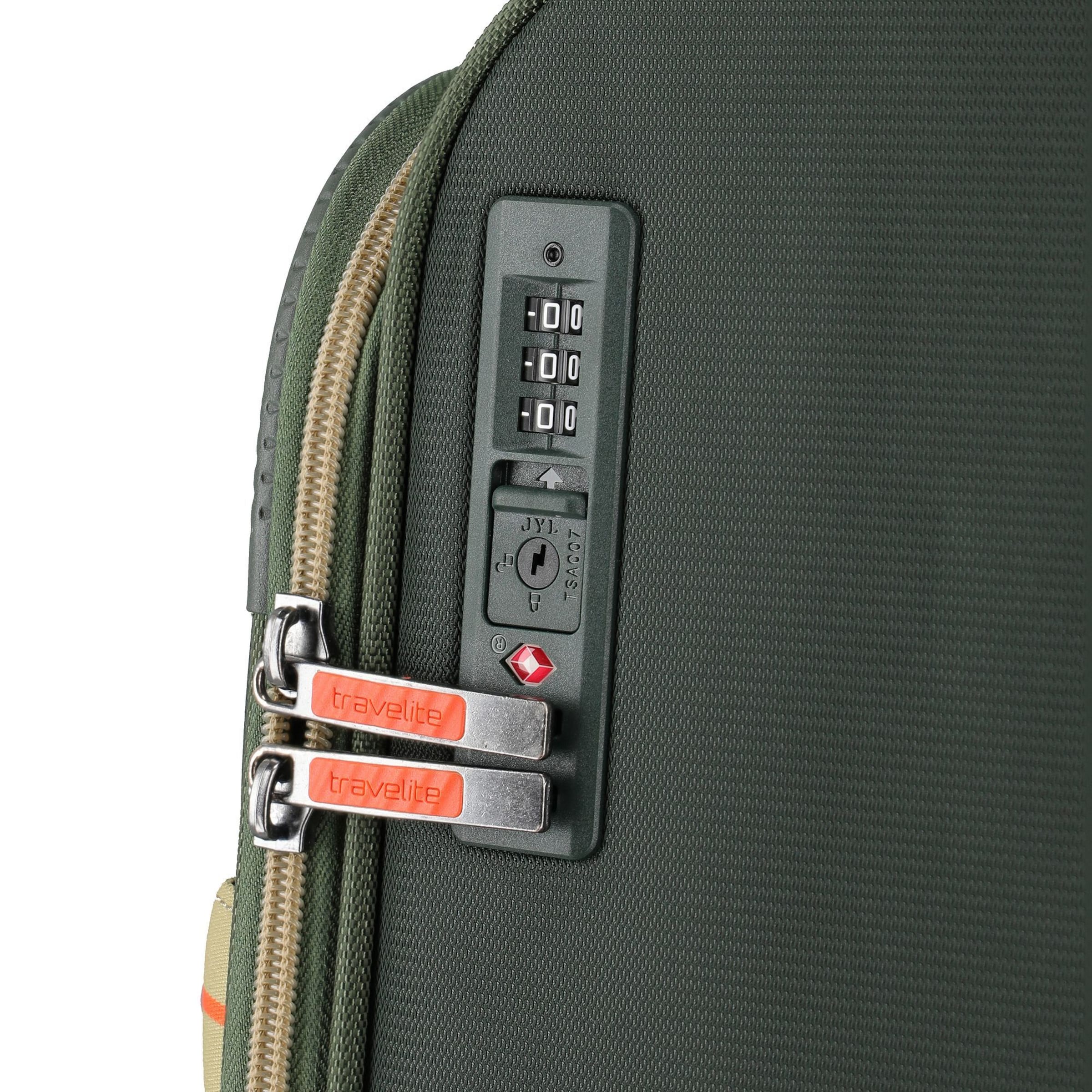 TRAVELITE Suitcase set 'Color Craze' in Green
