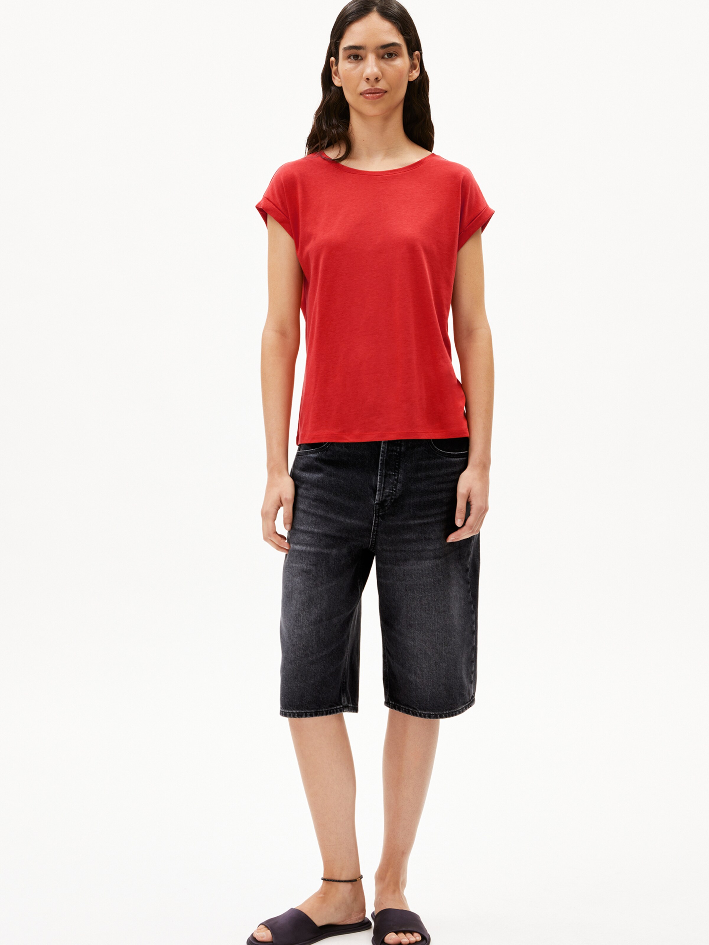 ARMEDANGELS Shirt in Orange: front