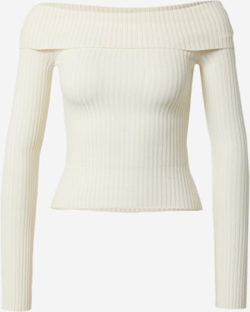 EDITED Sweater 'Hanami' in Beige: front