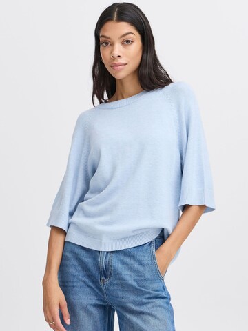 b.young Sweater 'Nonina' in Blue: front