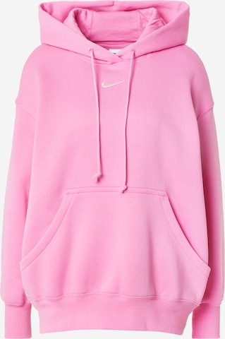 Bluză de molton 'Phoenix Fleece' de la Nike Sportswear pe roz: față