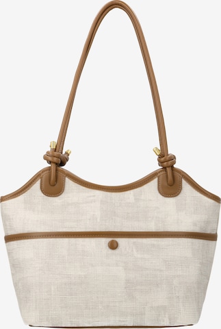 Usha - Mala de ombro em branco: frente