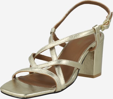 ABOUT YOU Strap Sandals 'Josephine' in Gold: front