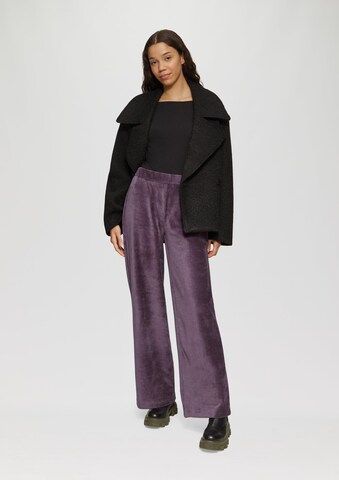 QS Wide leg Trousers in Purple