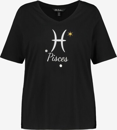 Ulla Popken Shirt in schwarz / weiß, Produktansicht