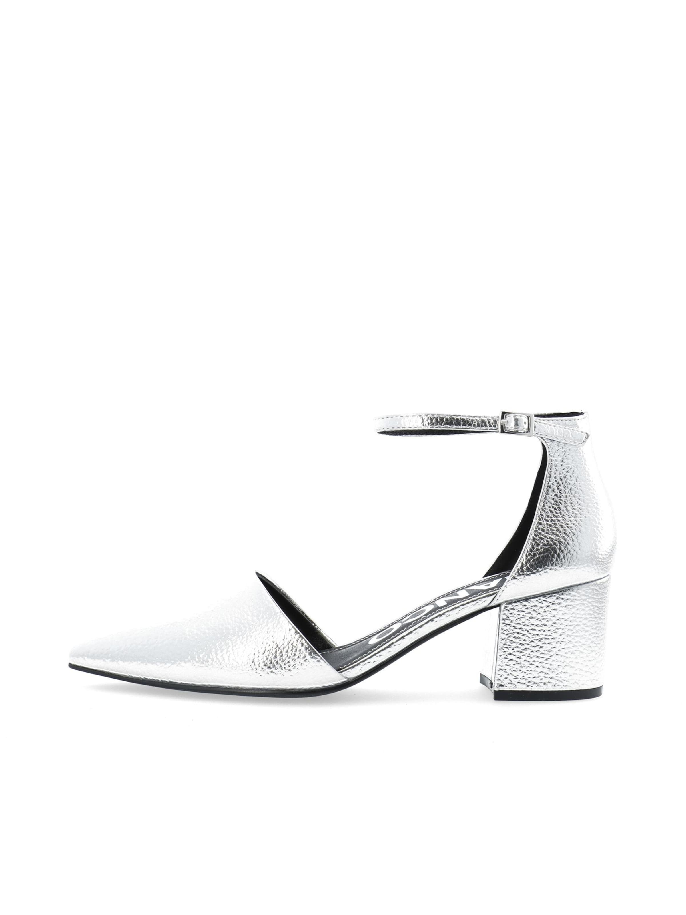 Bianco Pumps 'DEVIVED' in Silber: Vorderseite