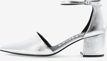 Bianco Pumps 'DEVIVED' in Silber: predná strana