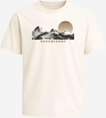 Neverless Shirt 'Berge' in Beige: front