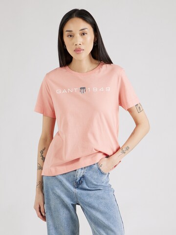 GANT T-shirt i rosa: framsida