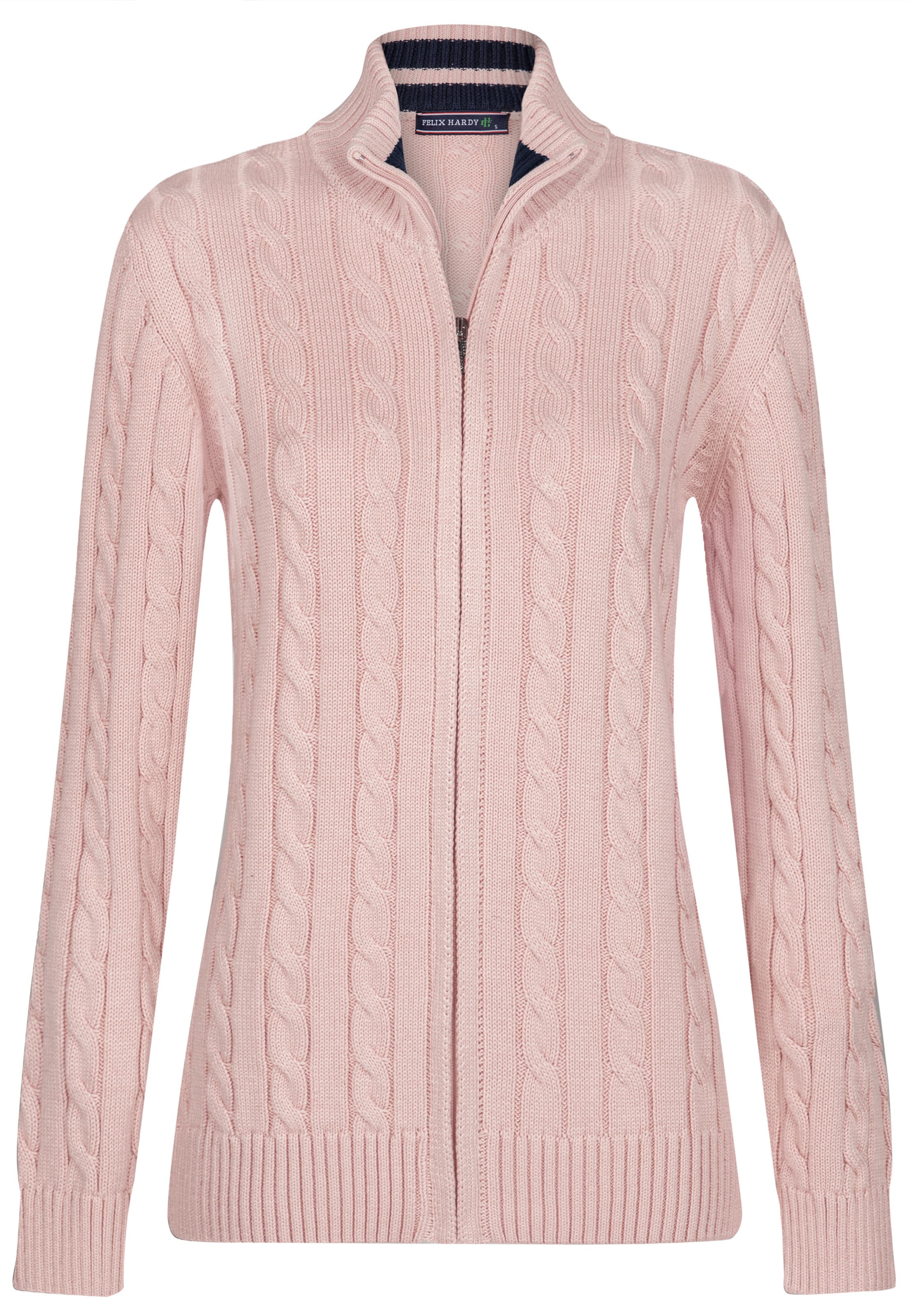 Cardigan Felix Hardy en rose : devant