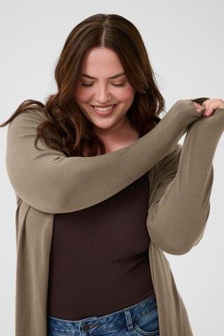 Cardigan 'KCfarsia' KAFFE CURVE en beige