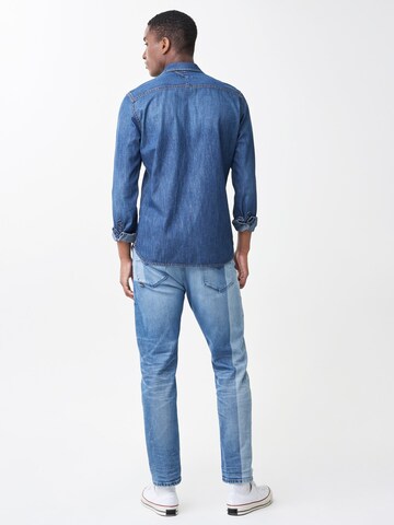 Salsa Jeans Regular fit Overhemd in Blauw