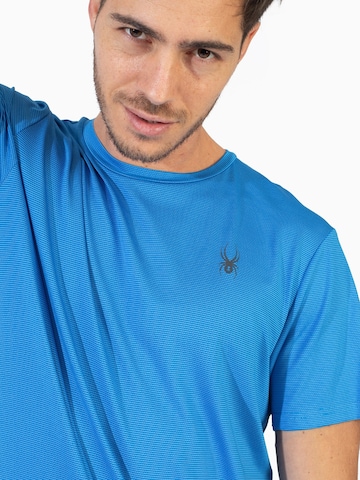 mėlyna Spyder Sportiniai marškinėliai