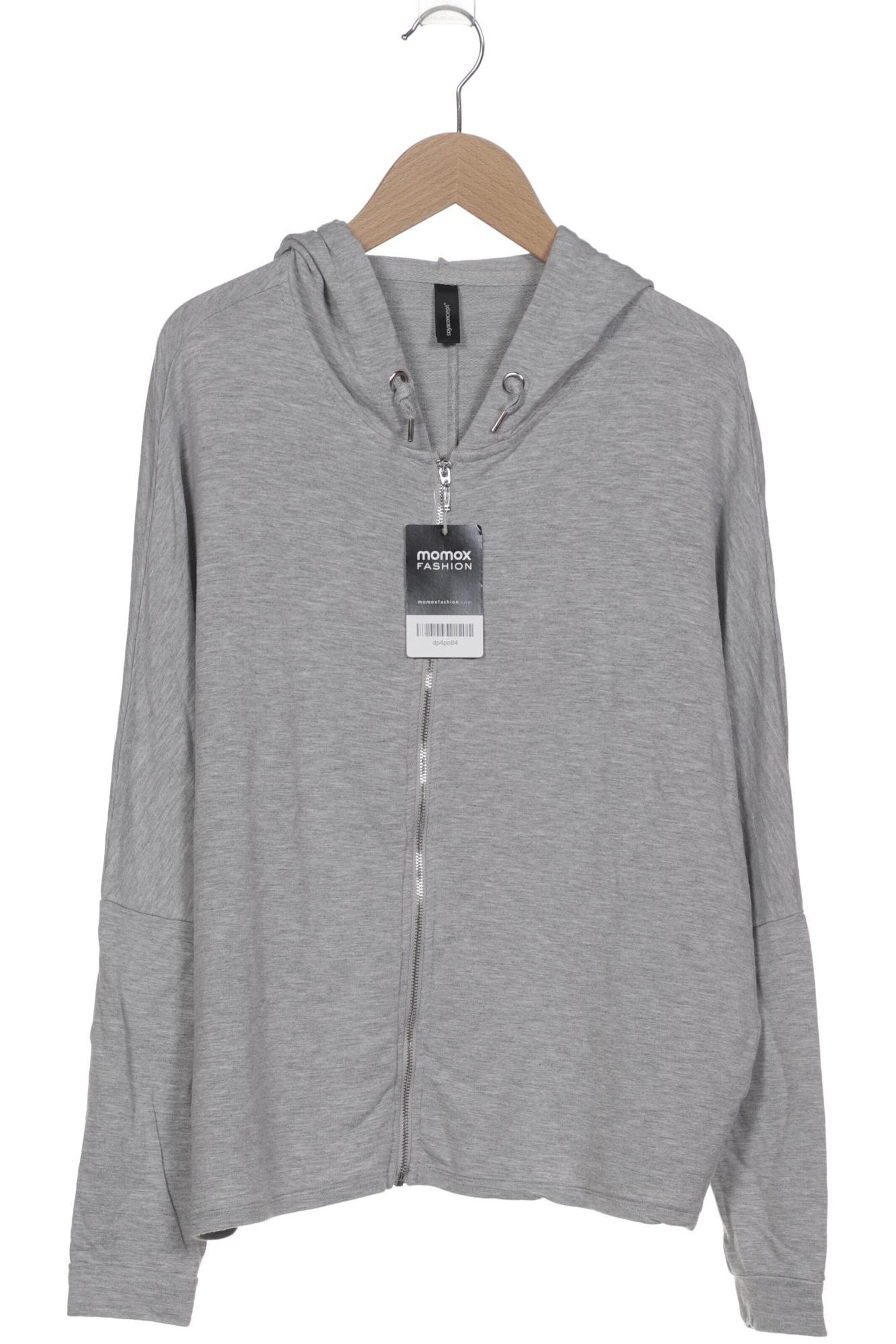 Soyaconcept Sweatshirt & Zip-Up Hoodie in S in Grey: front