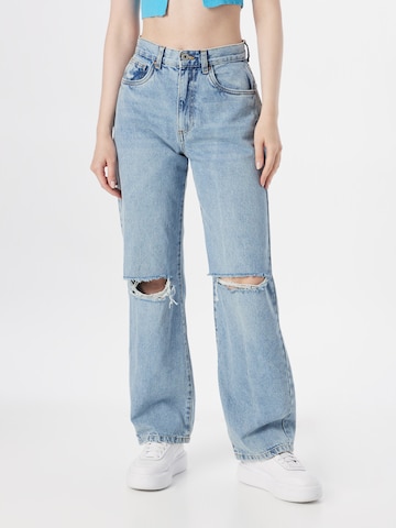 Cotton On גזרה משוחררת ג'ינס בכחול: מלפנים