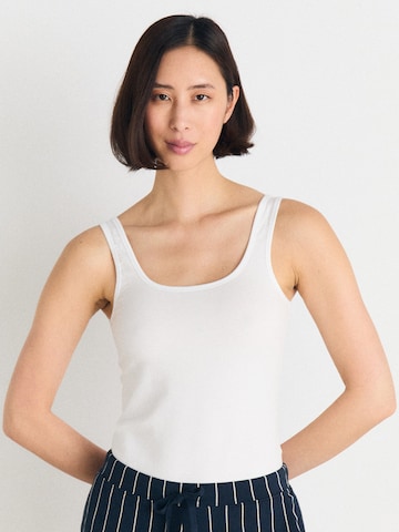 HUGO Podkoszulka w kolorze biały: przód