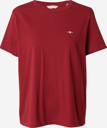 GANT - Camiseta en rojo: frente