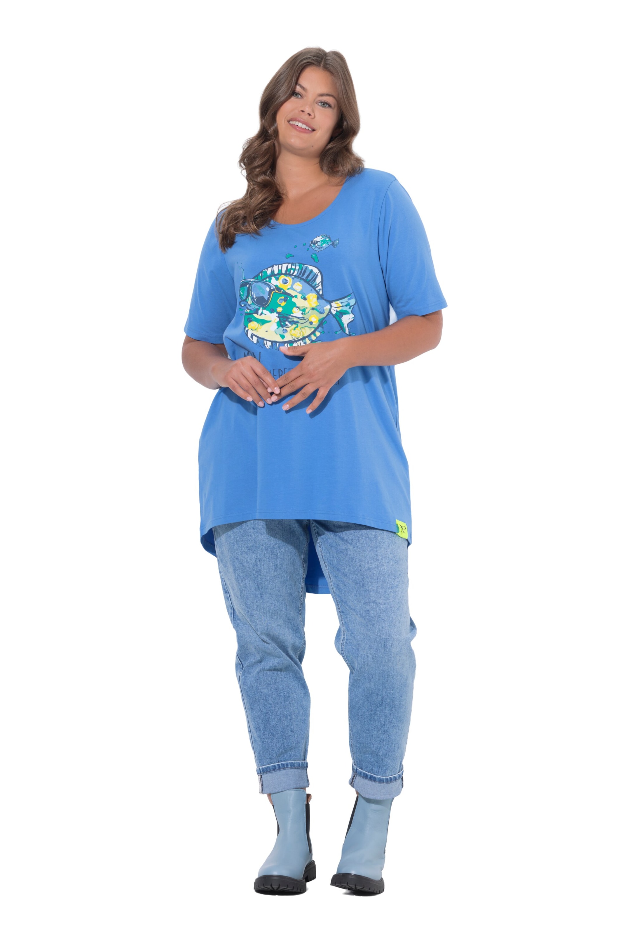 LAURASØN Shirt in Blue: front