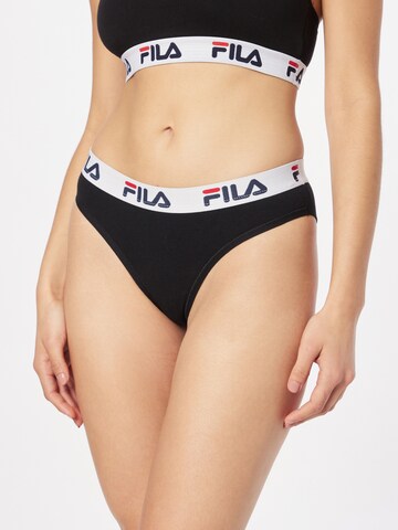 FILA Slip in Schwarz: predná strana