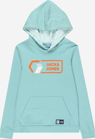 Jack & Jones Junior Sweatshirt 'LOGAN' in Blau: predná strana