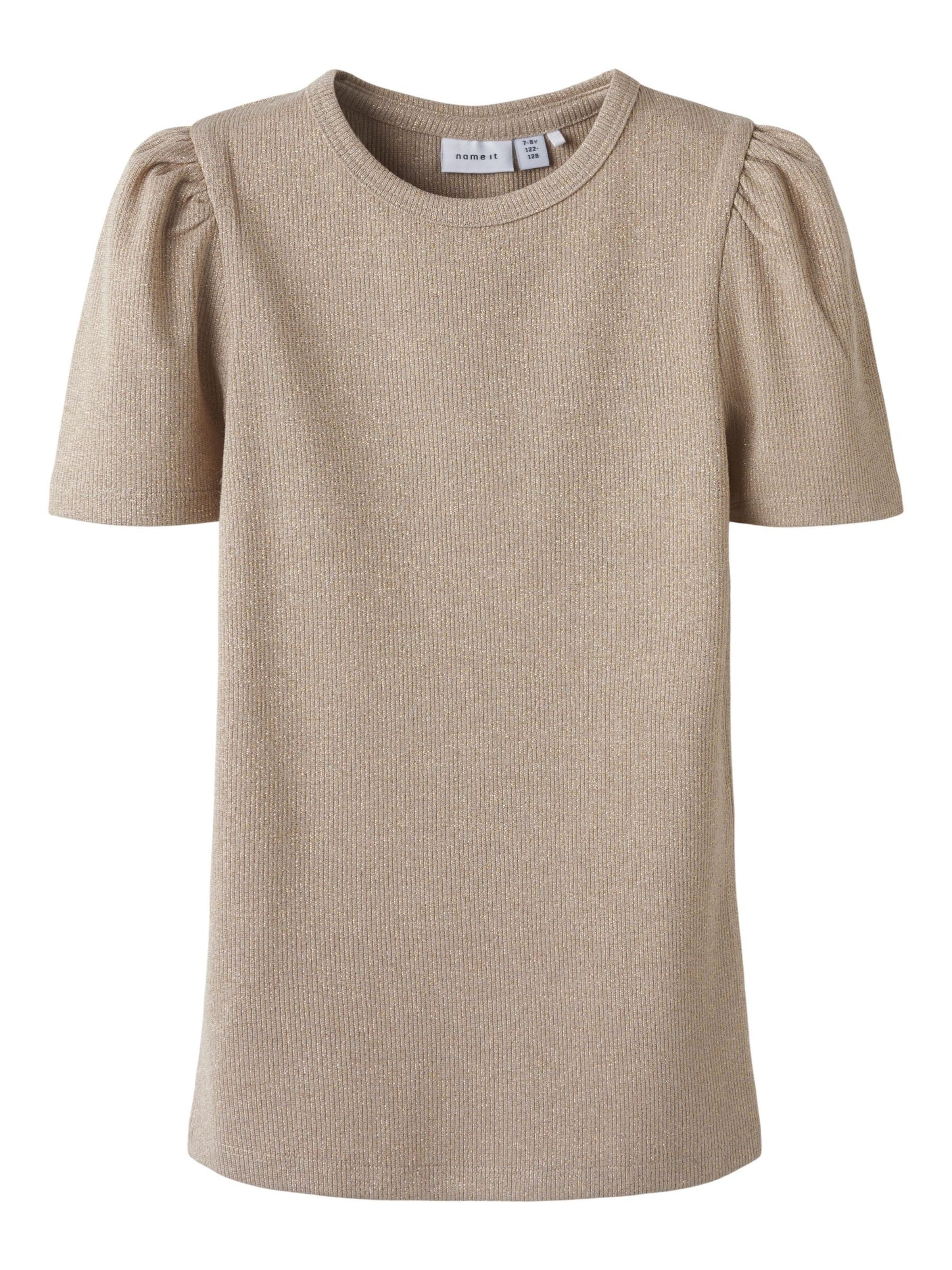 NAME IT - Camiseta en beige: frente