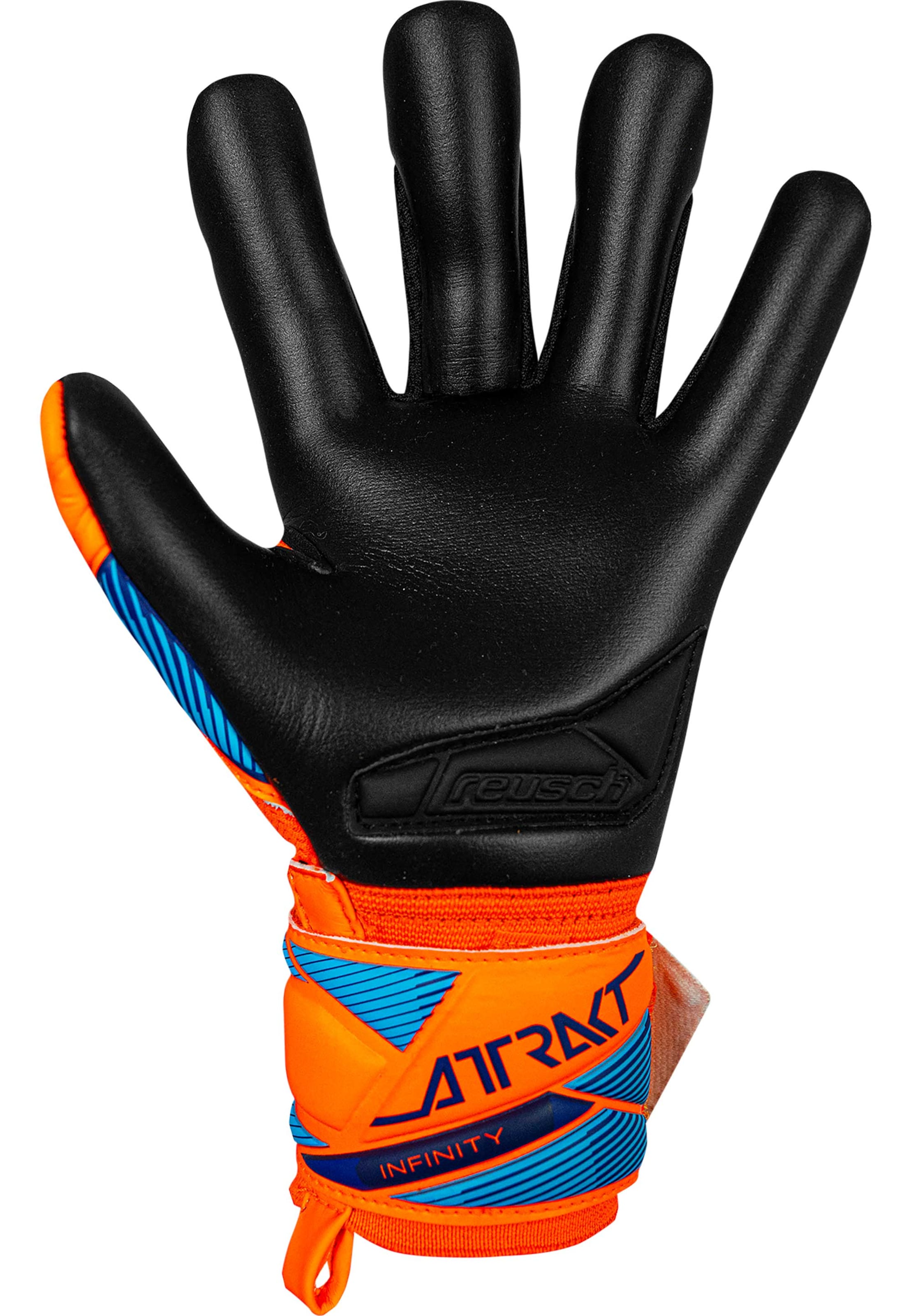 REUSCH Sports gloves 'Attrakt Infinity Evolution NC Junior' in Blue