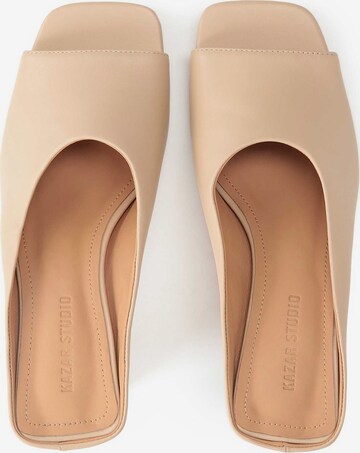 Kazar Studio Mules in Beige