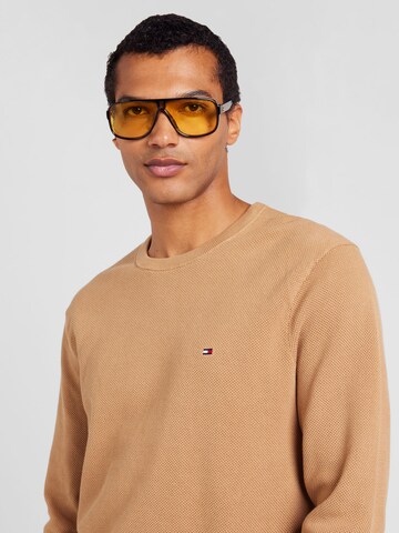 TOMMY HILFIGER Trui 'Essential' in Bruin