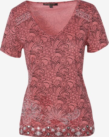 T-shirt KOROSHI en rose : devant