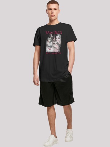 F4NT4STIC Shirt 'Disney Bad Girls Have More Fun' in Black