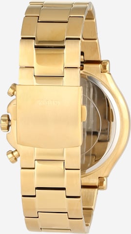 GUESS Analog watch 'EDGE' in Gold