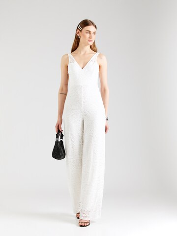Tuta jumpsuit 'NALA' di WAL G. in bianco: frontale