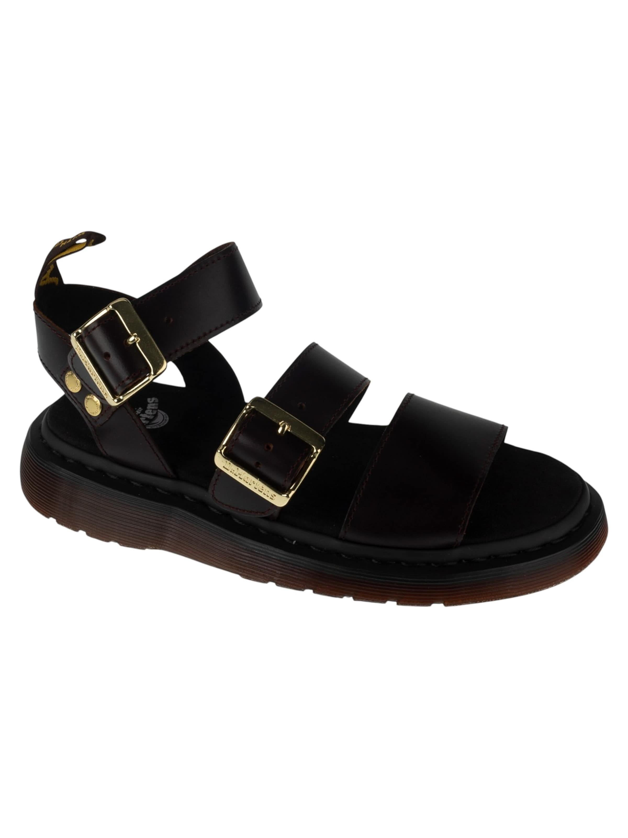 Dr. Martens Sandals 'Gryphon' in Brown: front