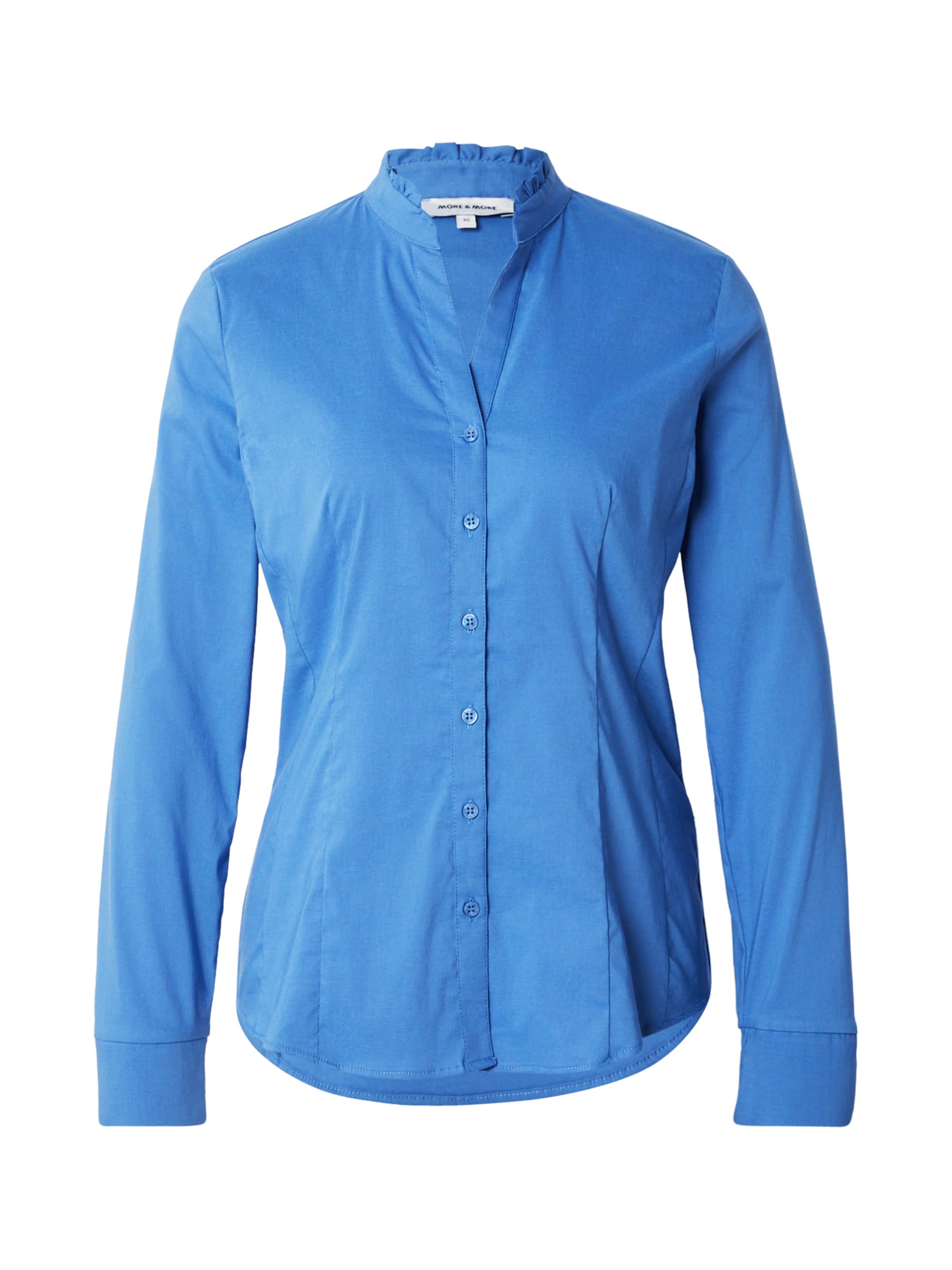 MORE & MORE Bluse in Blau: Vorderseite