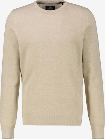 Pull-over 'Basic' LERROS en beige : devant