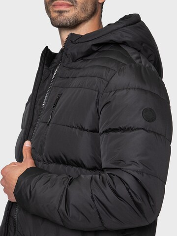 Threadbare Winter jacket 'Pike' in Black