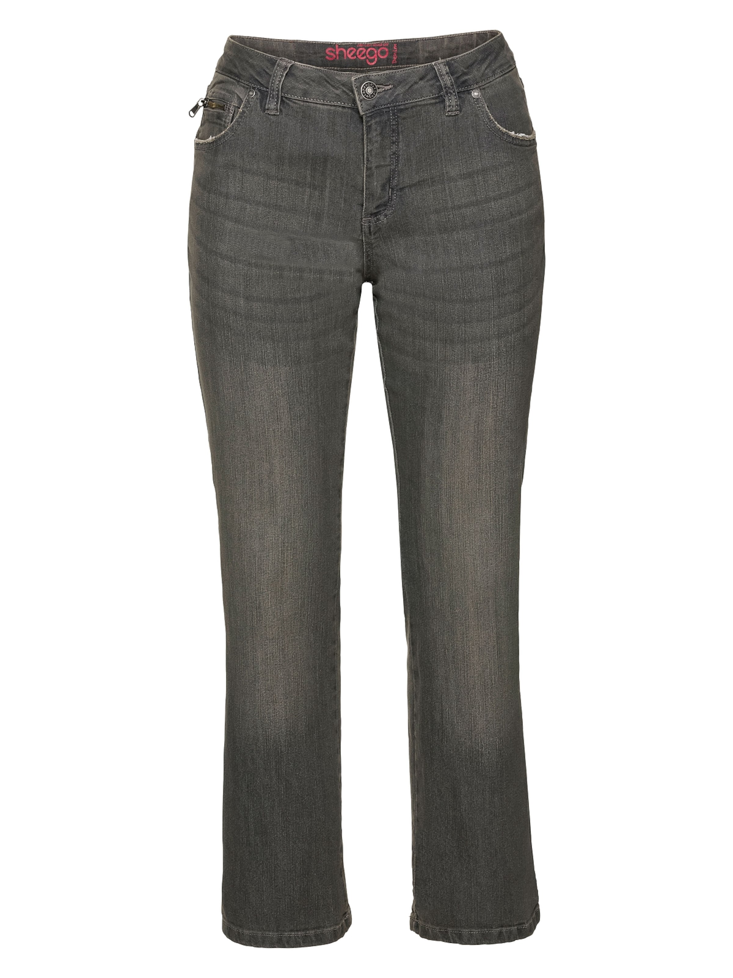 SHEEGO Jeans i grey denim, Produktvisning