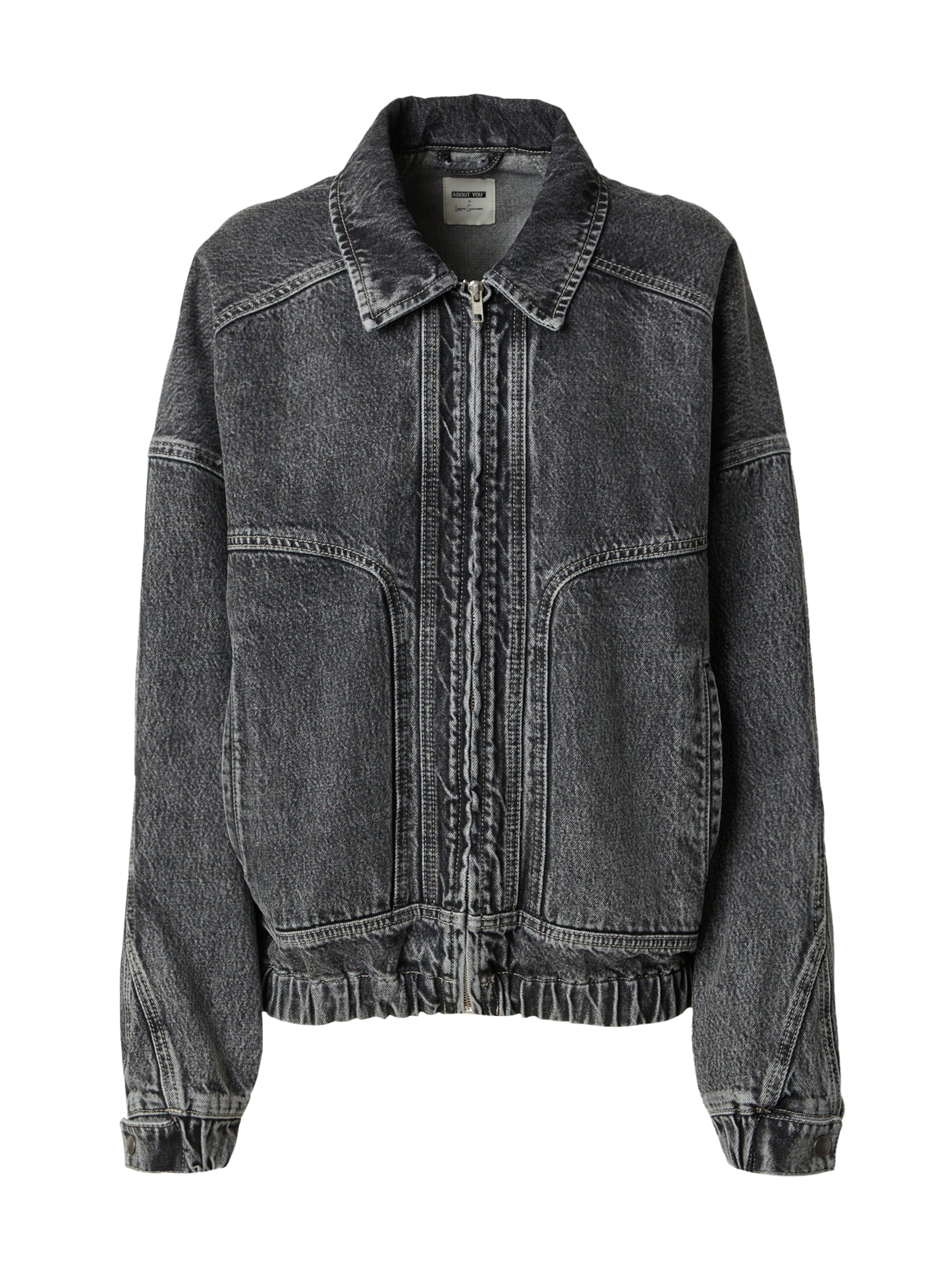 ABOUT YOU x Laura Giurcanu Φθινοπωρινό και ανοιξιάτικο μπουφάν 'Mathilde' σε γκρι ντένιμ, Άποψη προϊόντος