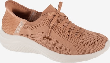 SKECHERS Sneakers laag 'Ultra Flex 3.0' in Bruin: voorkant