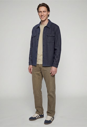 INDICODE JEANS - Regular Fit Camisa 'Guido' em azul