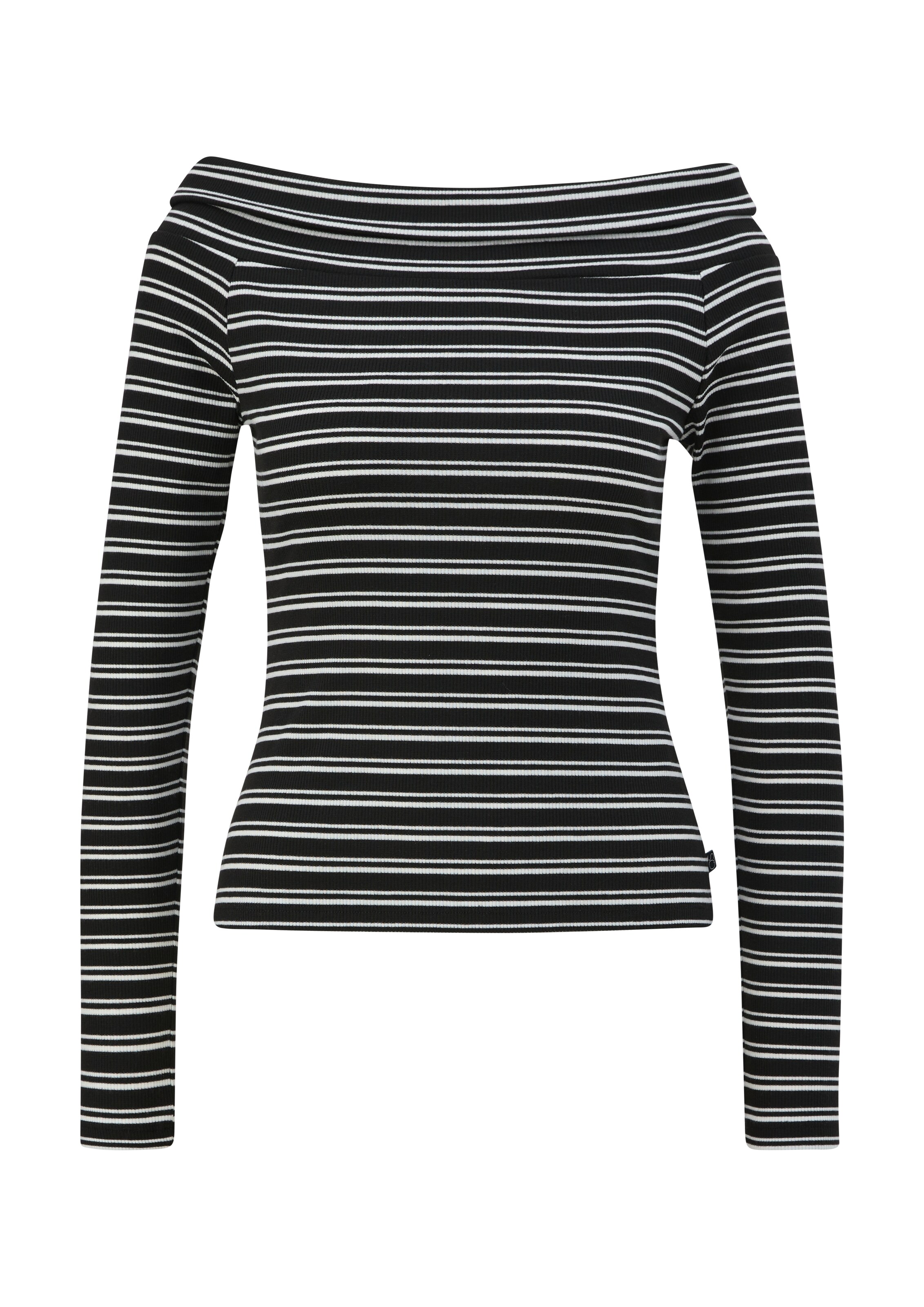 melns QS T-Krekls: no priekšpuses