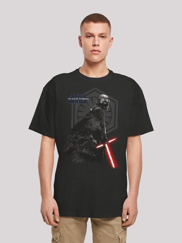 F4NT4STIC Shirt 'Star Wars The Rise Of Skywalker Kylo Ren Vader Remains' in Black: front