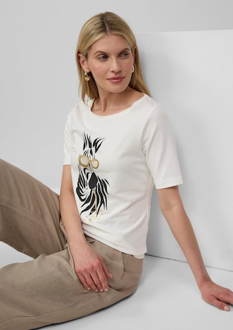 s.Oliver BLACK LABEL T-Shirt in Beige: Vorderseite