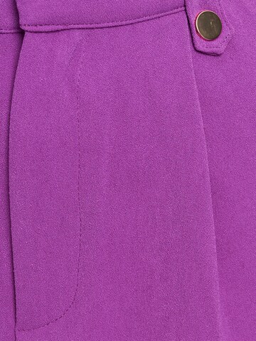 Tussah Wide Leg Hose in Lila