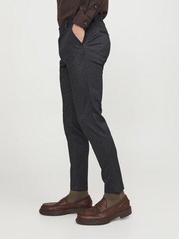 JACK & JONES Slimfit Lærredsbukser 'Marco' i grå