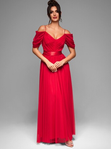 Ombre Abendkleid‌‌‌ in Rot