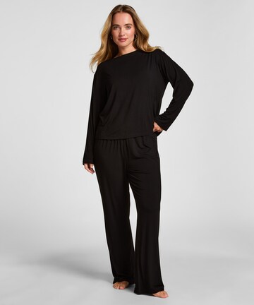 Hunkemöller Slaapshirt in Zwart